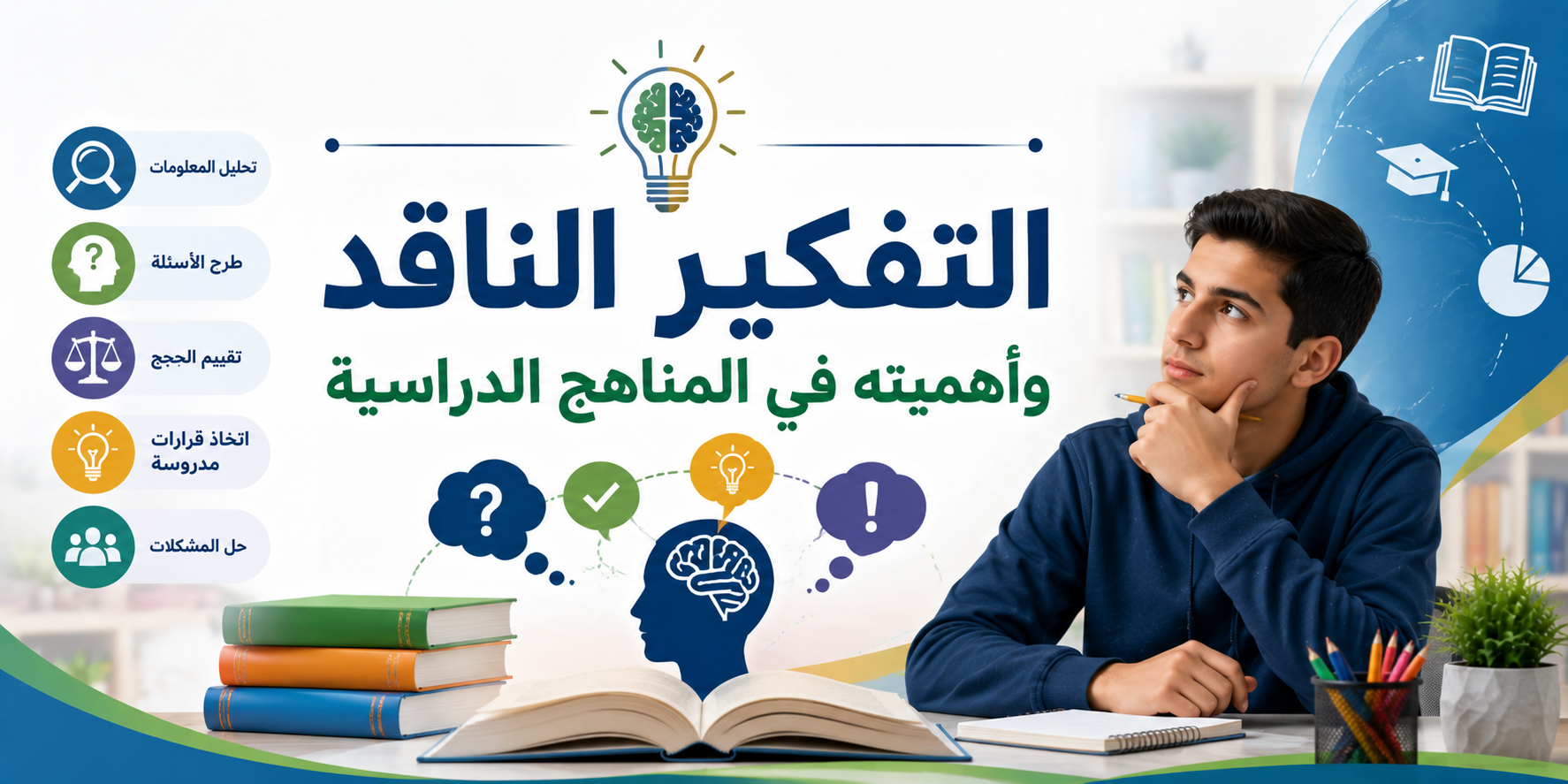 التفكير الناقد وأهميته في المناهج الدراسية